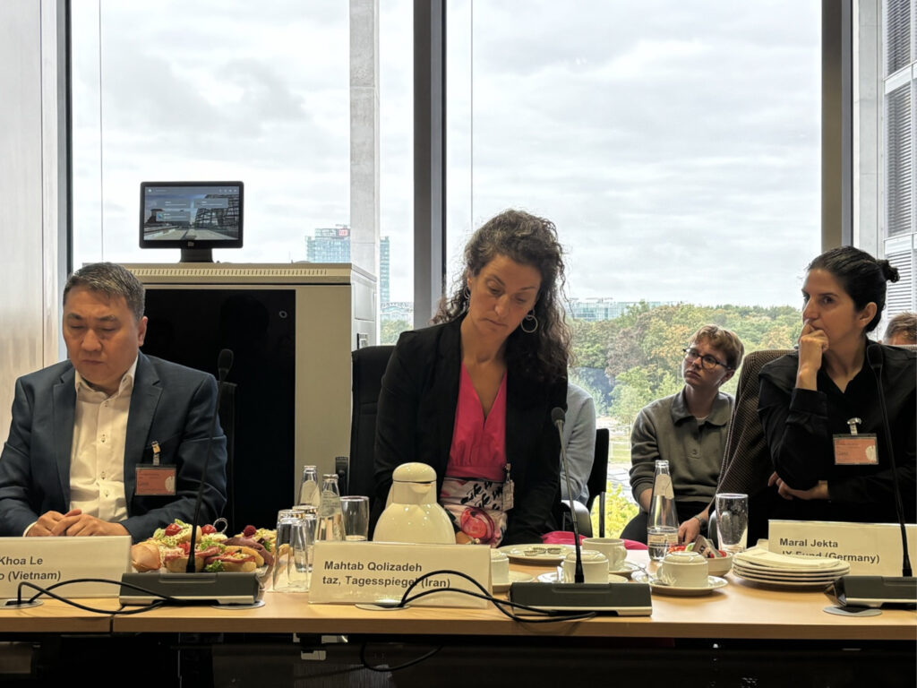 Parliamentary Breakfast on 10 September 2026: Exile Media for Democracy — Voices from Germany, Impact Around the World. | Photo: Mahtab Gholizadeh